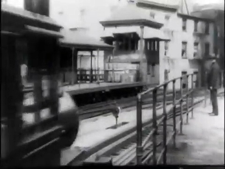 Arrivée d’un train à Battery Place (Llegada de un tren a Battery Place) [1896]