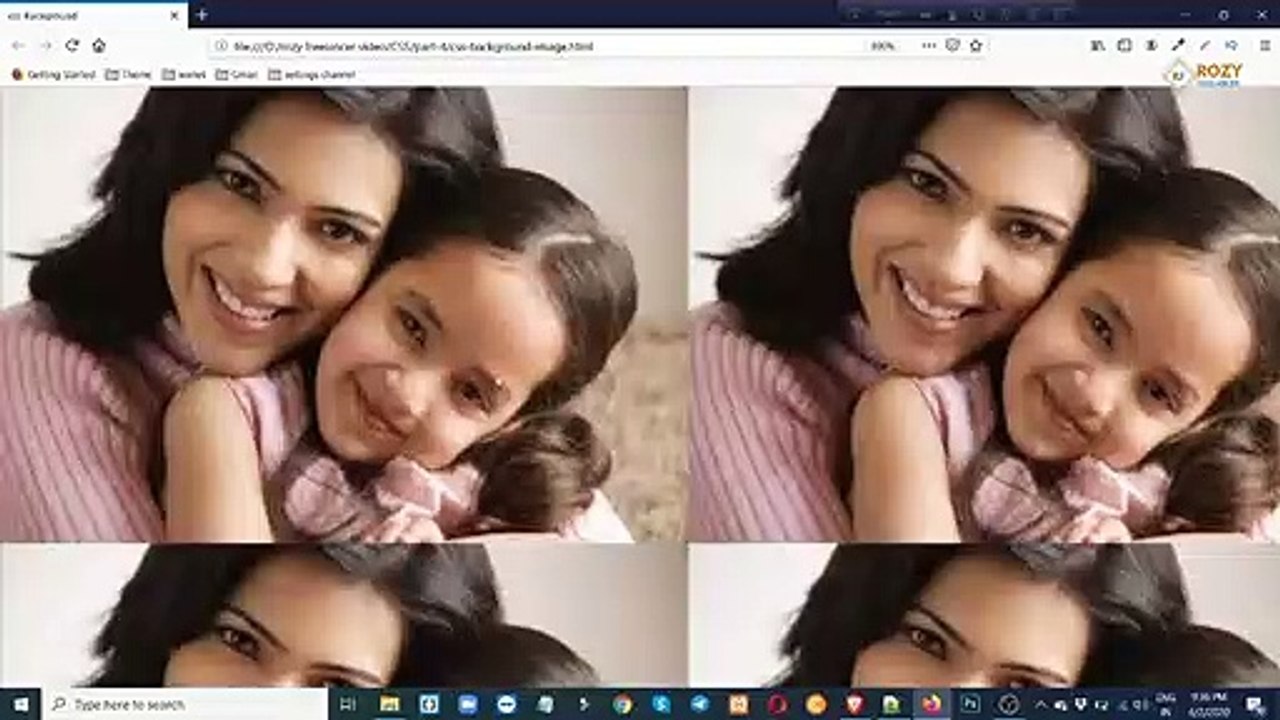 CSS tutorial for beginners | CSS background | background image | part-4