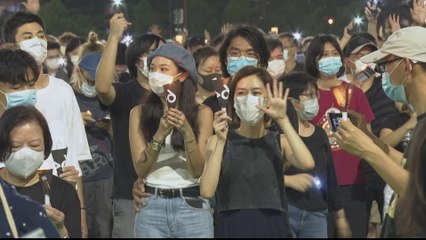 Hong Kong to mark Tiananmen amid China national anthem bill vote