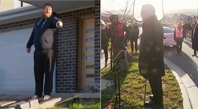 Yalın ayak çıktı bahçesinden başbakanı kovdu