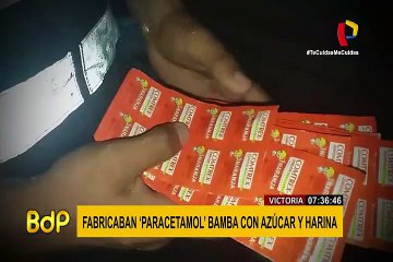 Así operaba la banda criminal que fabricaba “paracetamol bamba” en La Victoria