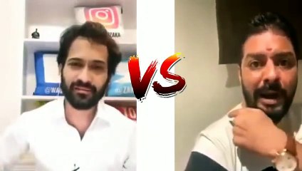 Hindustani Bhau Vs Waqar Zaka Fight Live