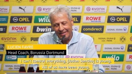 Favre and Zorc defend Dortmund ace Sancho for having haircut