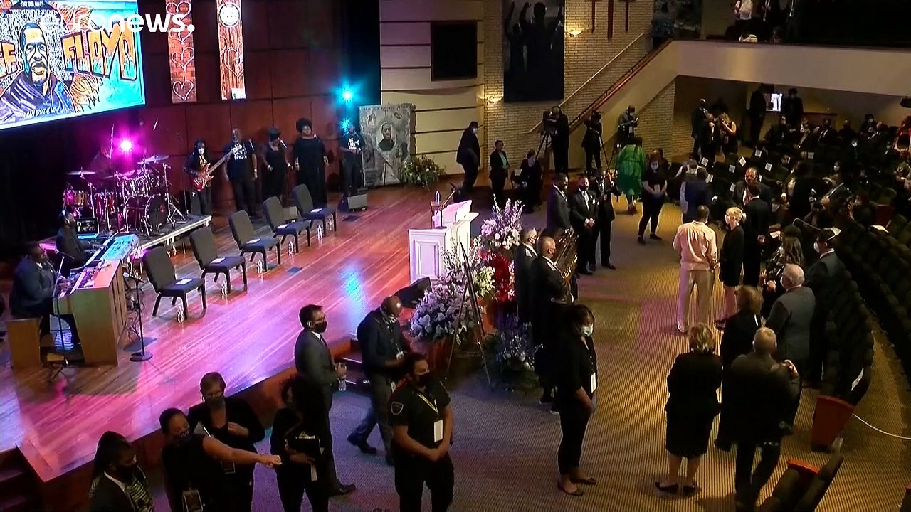 شاهد: مراسم تأبين جورج فلويد في مينيابوليس الأمريكية