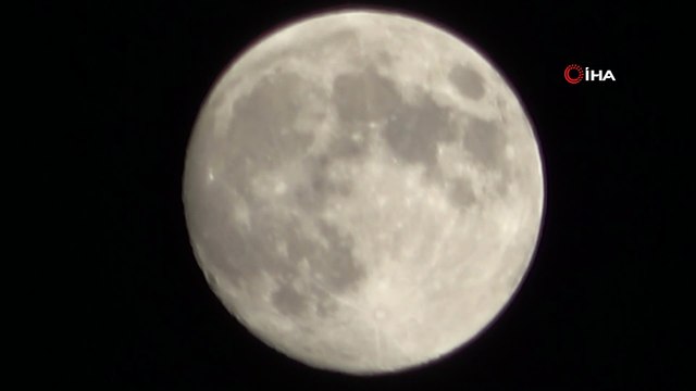 Van’da ‘Süper Ay’ manzarası hayran bıraktı