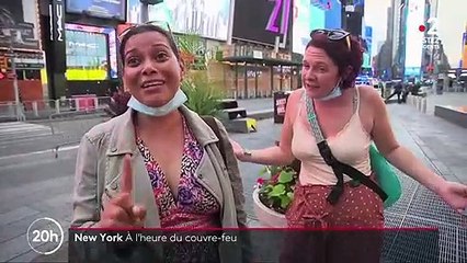 États-Unis : New York à l’heure du couvre-feu