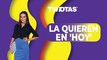 Tania Rincón por primera vez como conductora en 'Hoy'