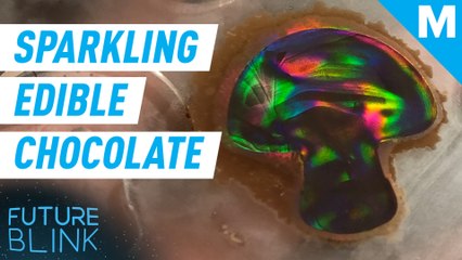 Yes, this sparkling chocolate is edible — Future Blink