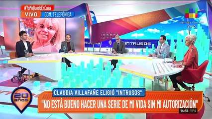 Claudia Villafañe: "Hacer una serie sobre mí sin mi autorización no esta bueno"