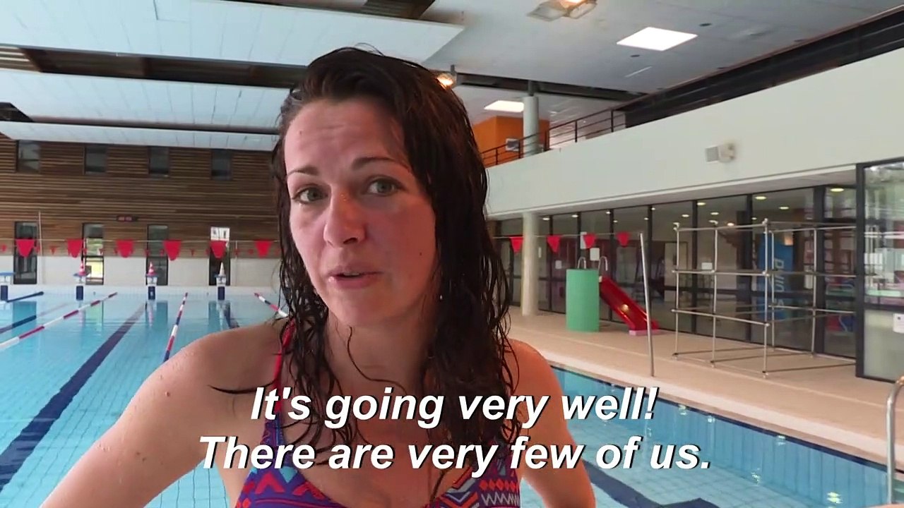 French swimmers glad to return to pool in Britanny