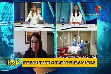 Télécharger la video: Caso clínicas privadas: Defensoría pide explicaciones por pruebas de COVID-19