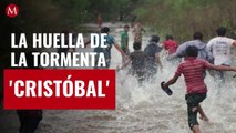La huella de la tormenta 'Cristóbal' en el sureste del país