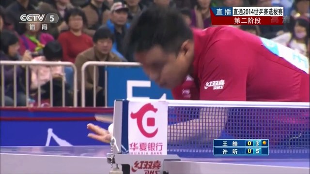 Wang Hao VS Xu Xin 2014 WTTC Trial