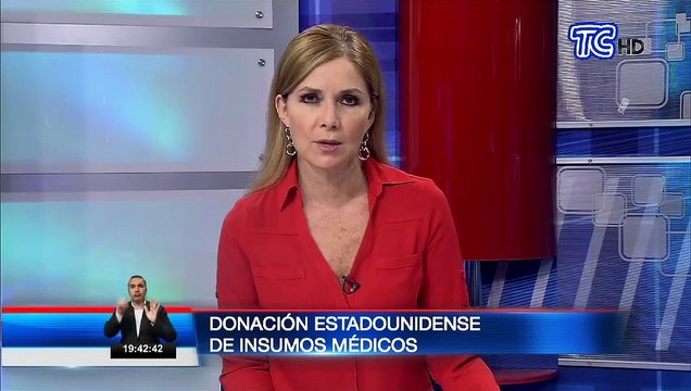 Donación estadounidense de casi nueve toneladas de insumos médicos