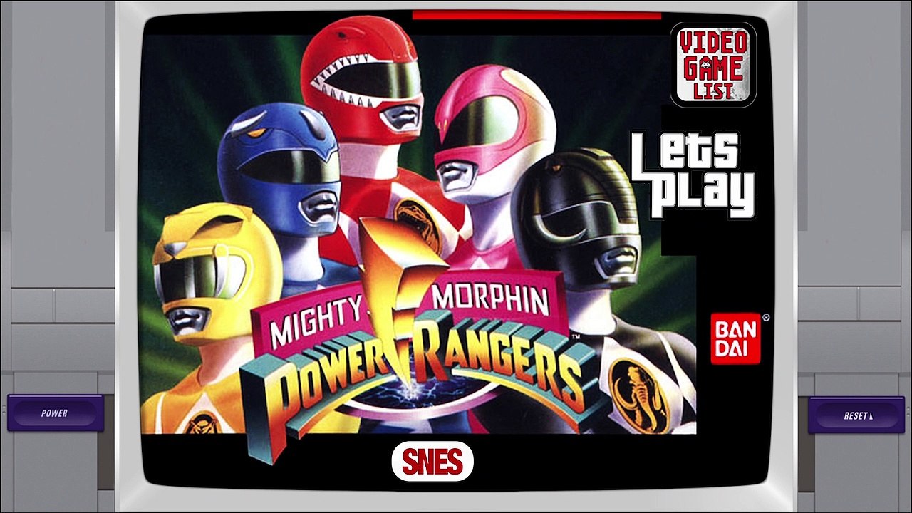 Might Morphin Power Rangers SNES
