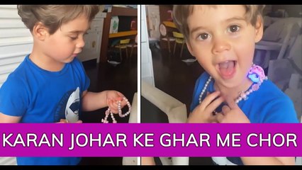 Karan Johar's Son Yash becomes THIEF WHY ? Johar ke Ghar Chor .