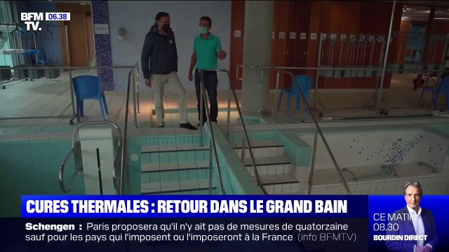 La France revit après le confinement: les thermes d'Aix-les-Bains s'apprêtent à rouvrir