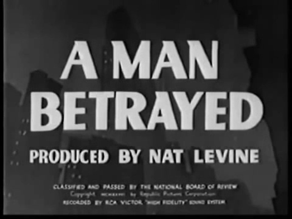 A Man Betrayed  (1936) Edward J. Nugent, Kay Hughes - Crime/Detective