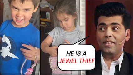 Karan Johar Calls His Son 'Jewel Thief'