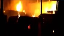 Massive fire broke out in cotton warehouse, VIDEO