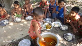 Tasty Hilsa-Elish Fish Curry Cooking By 3 Years Kid - Cute Baby Sneyha's Cooking Show
