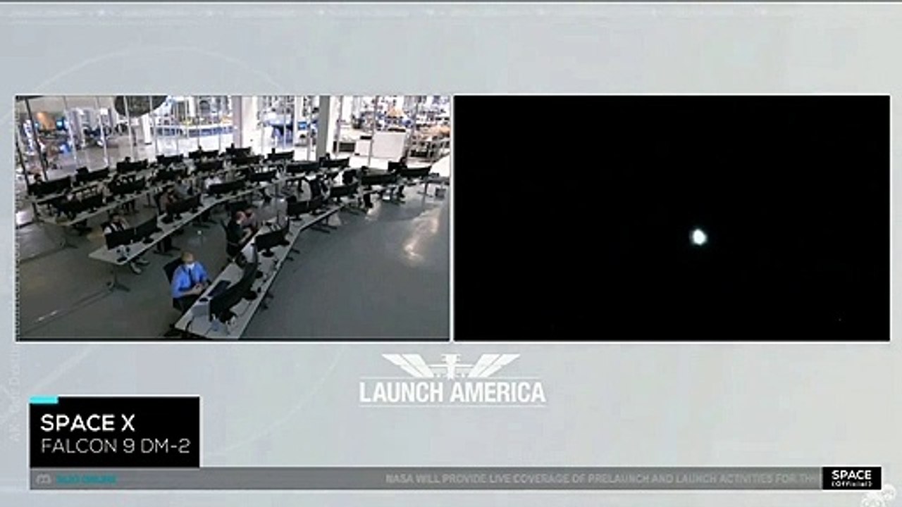 Space x múltiples ovnis