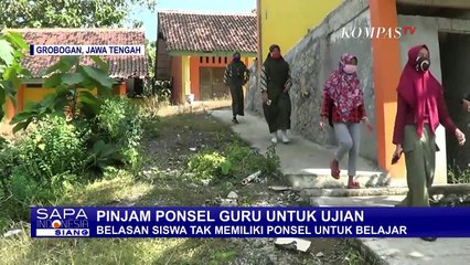 Demi Belajar Online, Belasan Siswa Pinjam Ponsel Guru