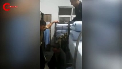 Acemi askere zulüm görüntüleri