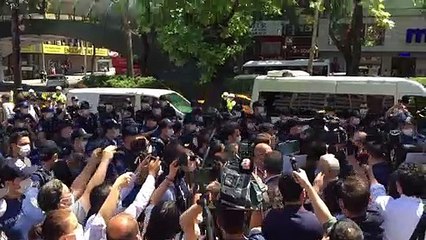 Meclis'ten Kızılay'a yürüyen HDP'li vekillere polis müdahalesi