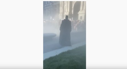 BATMAN seen at Philadelphia City Hall George Floyd Protest