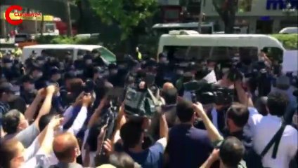 HDP'nin 'Darbe var' yürüyüşüne polis müdahalesi