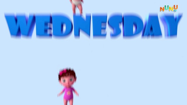 Days Of The Week Song I Nursery Rhymes | Kids Songs | NuNu TV ( Weekdays learning Song)
