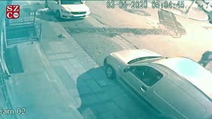 Kağıthane'de gasp anı kamerada