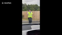 McDonald's drive-thru worker goes viral after entertaining traffic queues with his dance moves