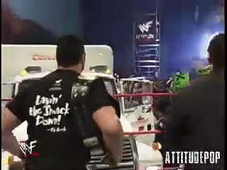 Stone cold gives the corporation a beer bath