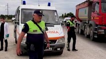 Përplasen dy makina në autostradën Fushë Krujë - Milot, plagoset drejtuesi i një prej mjeteve