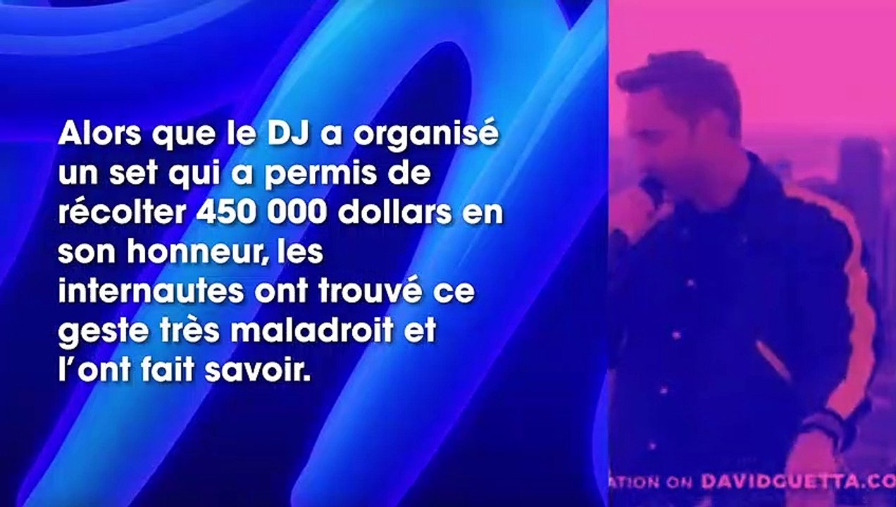 David Guetta  il rend hommage à George Floyd et cela ne plaît pas