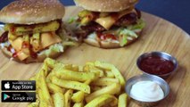 Chicken & Chips Burger *COOK WITH FAIZA*