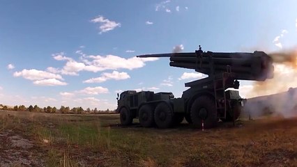 Russian Multiple Launch Rocket System Uragan