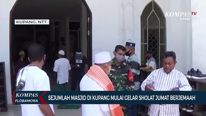 Download Video: Sejumlah Masjid di Kupang Mulai Gelar Sholat Jumat Berjemaah