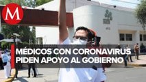 Médicos sin apoyos laborales ante la pandemia del Covid-19