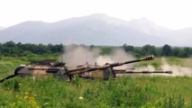 Mobile Self-Propelled Heavy Artillery 2S19 