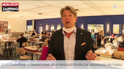 Coronavirus : l’amertume des producteurs de masques en tissu (vidéo)