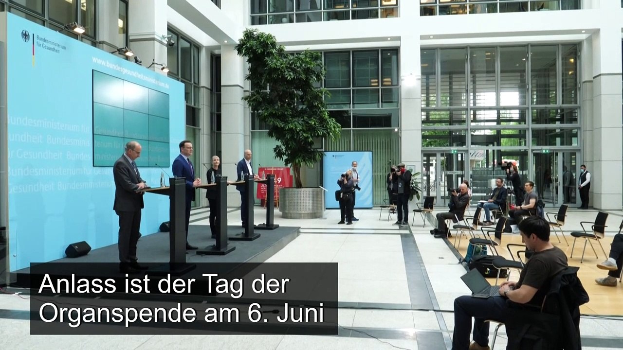 Jens Spahn wirbt für Organspenden