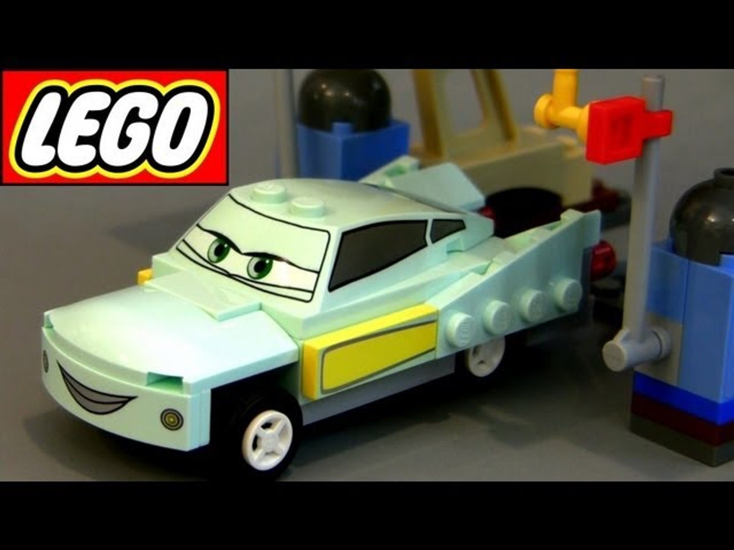 Lego Cars 2 Flo Review how to build Disney Pixar toys From 8487 Flo s V8 Cafe