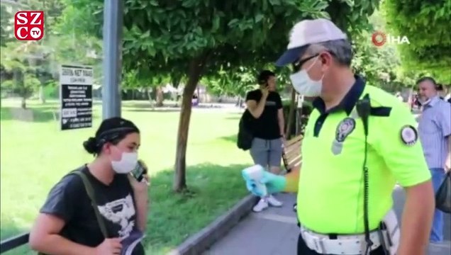 Uygulamada ateşi yüksek çıkan genç kız için ambulans çağrıldı