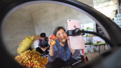 ‘Grandma Apricot’ finds online fame as she sells fruit on live streams from rural China