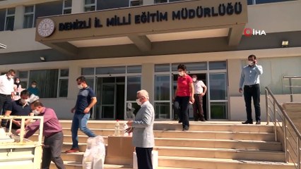 Meslek liselerinin ürettiği maske ve dezenfektanlar  LGS sınavında da kullanılacak