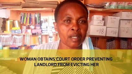 Woman obtains court order preventing landlord from evicting her