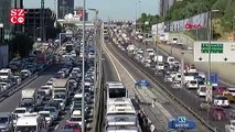 İstanbul'da cuma trafiği yoğunluğu
